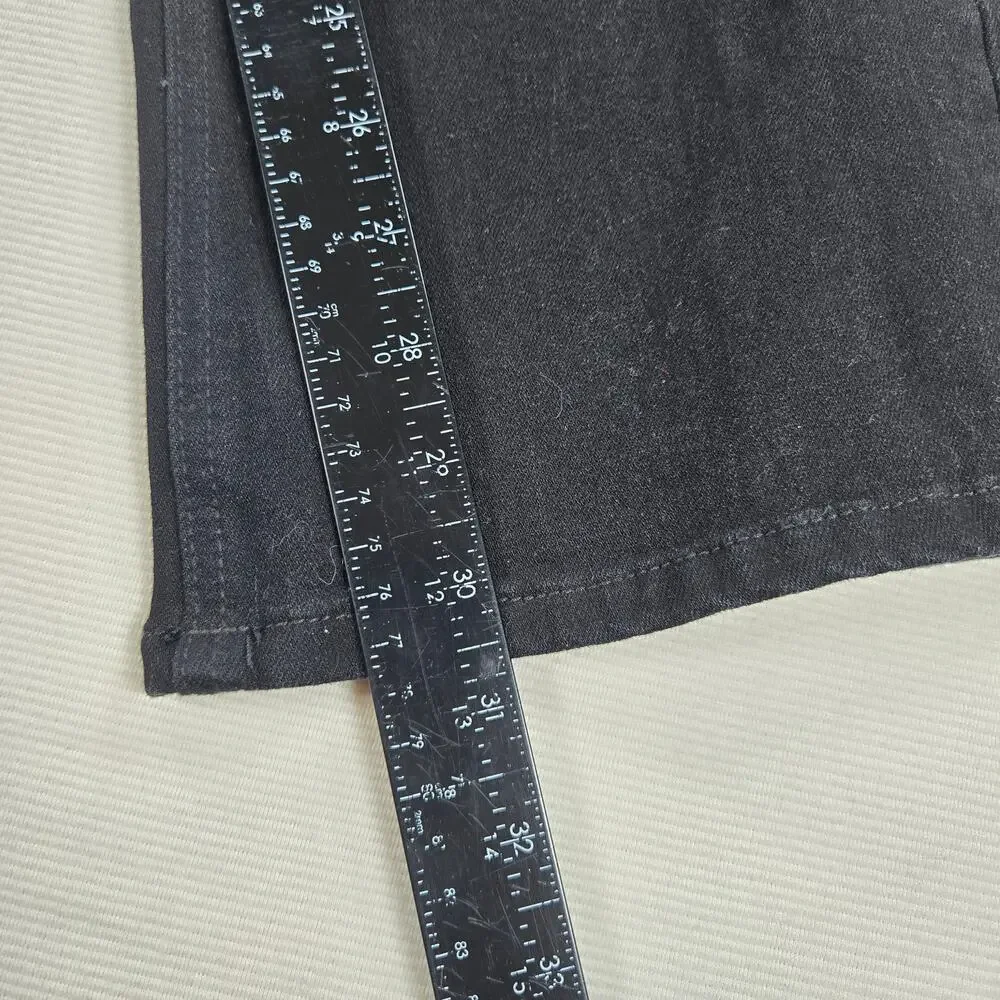 BKE Universal Fit Parker High Rise Western Black Bootcut Jeans Women's Size 27